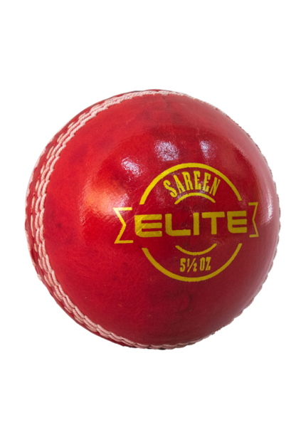 SS TON ELITE FOUR PEICE RED LEATHER CRICKET BALL ,
