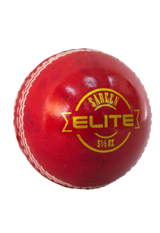 SS TON ELITE FOUR PEICE RED LEATHER CRICKET BALL ,