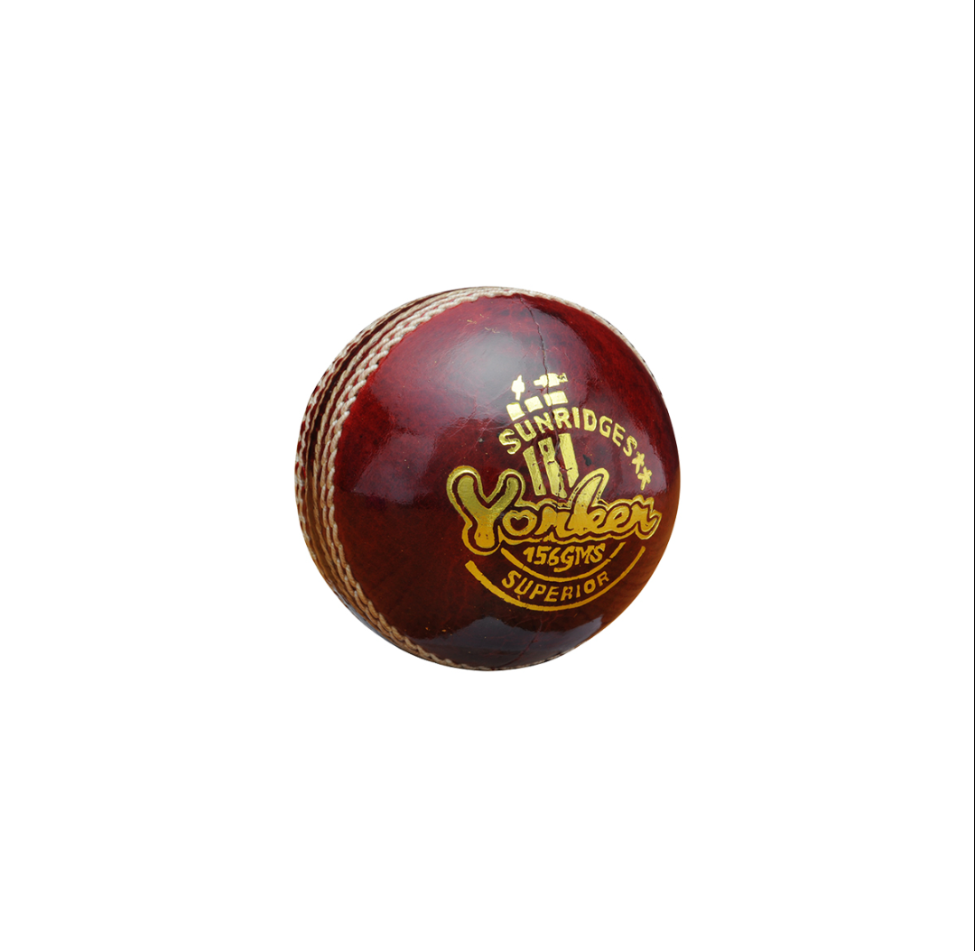 SS YORKER FOUR PEICE LEATHER BALL , RED COLOUR