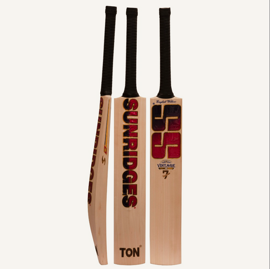 SS VINTAGE FINISHER 7 ENGLISH WILLOW CRICKET BAT