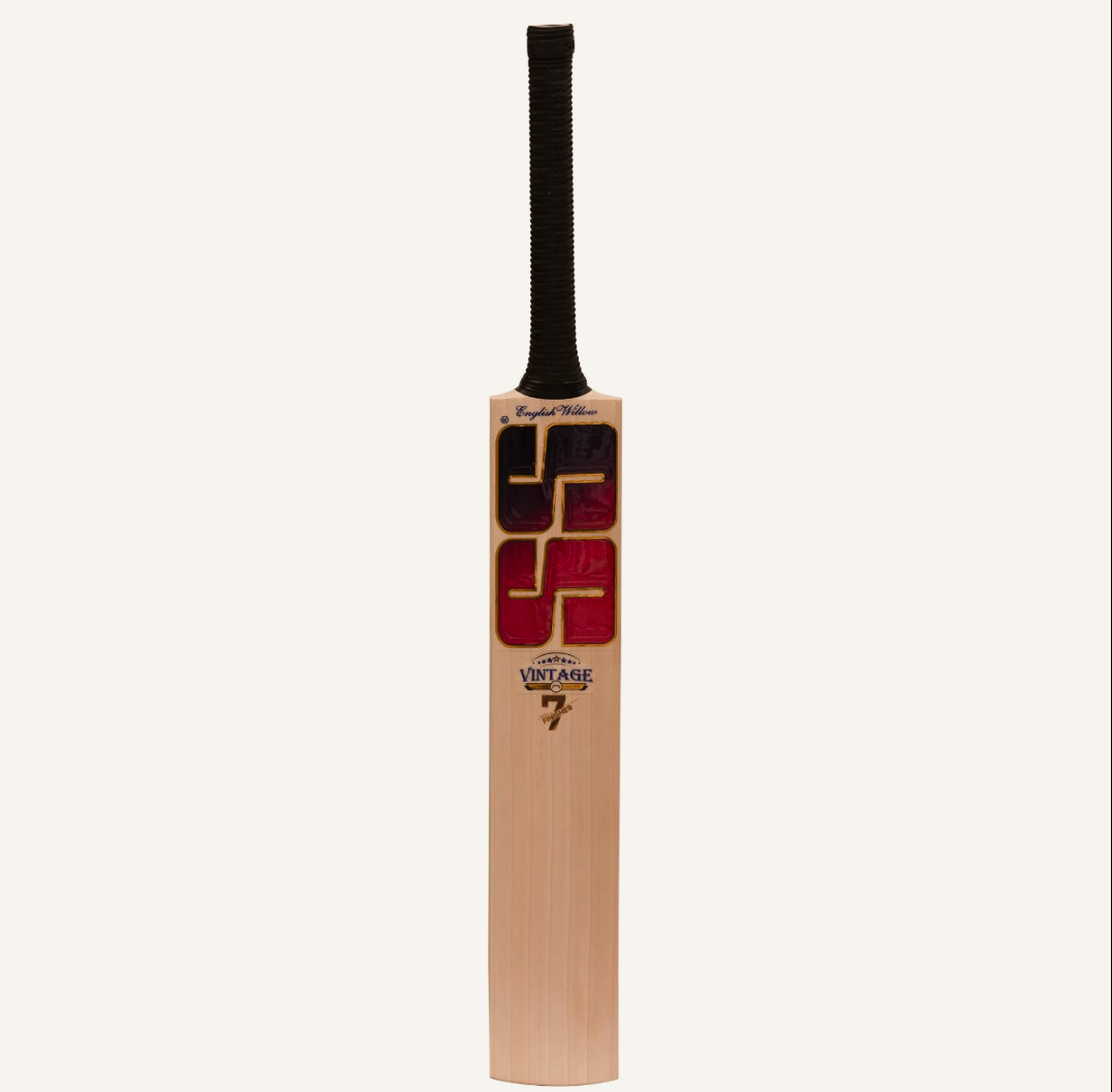 SS VINTAGE FINISHER 7 ENGLISH WILLOW CRICKET BAT