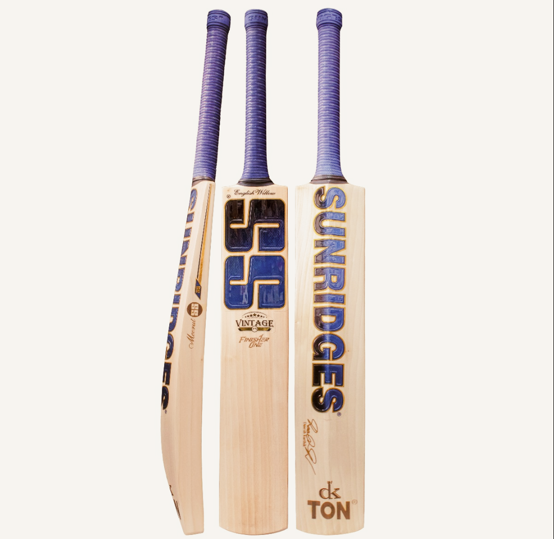 SS VINTAGE FINISHER ONE ENGLISH WILLOW CRICKET BAT