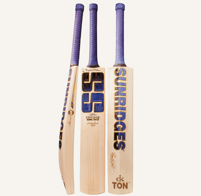 SS VINTAGE FINISHER ONE ENGLISH WILLOW CRICKET BAT