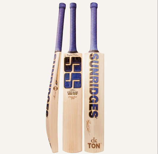 SS VINTAGE FINISHER ONE ENGLISH WILLOW CRICKET BAT